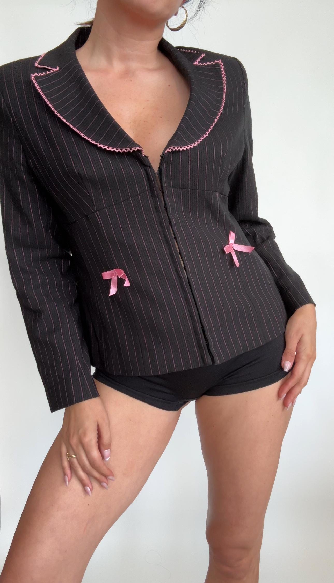 Vintage Bianca Nygard Pinstripe Blazer