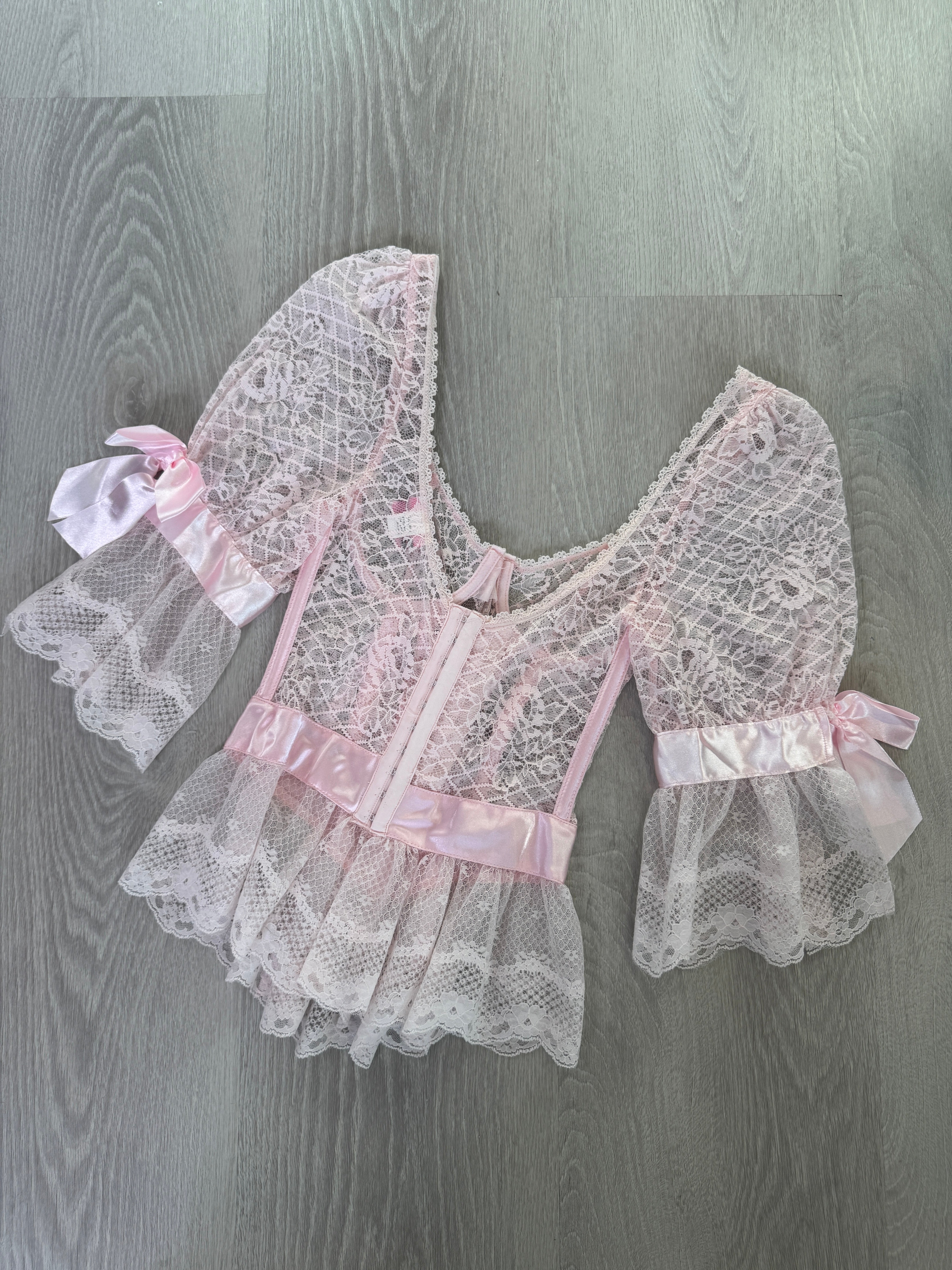 Vintage Elegant Moments Lace Corset Top