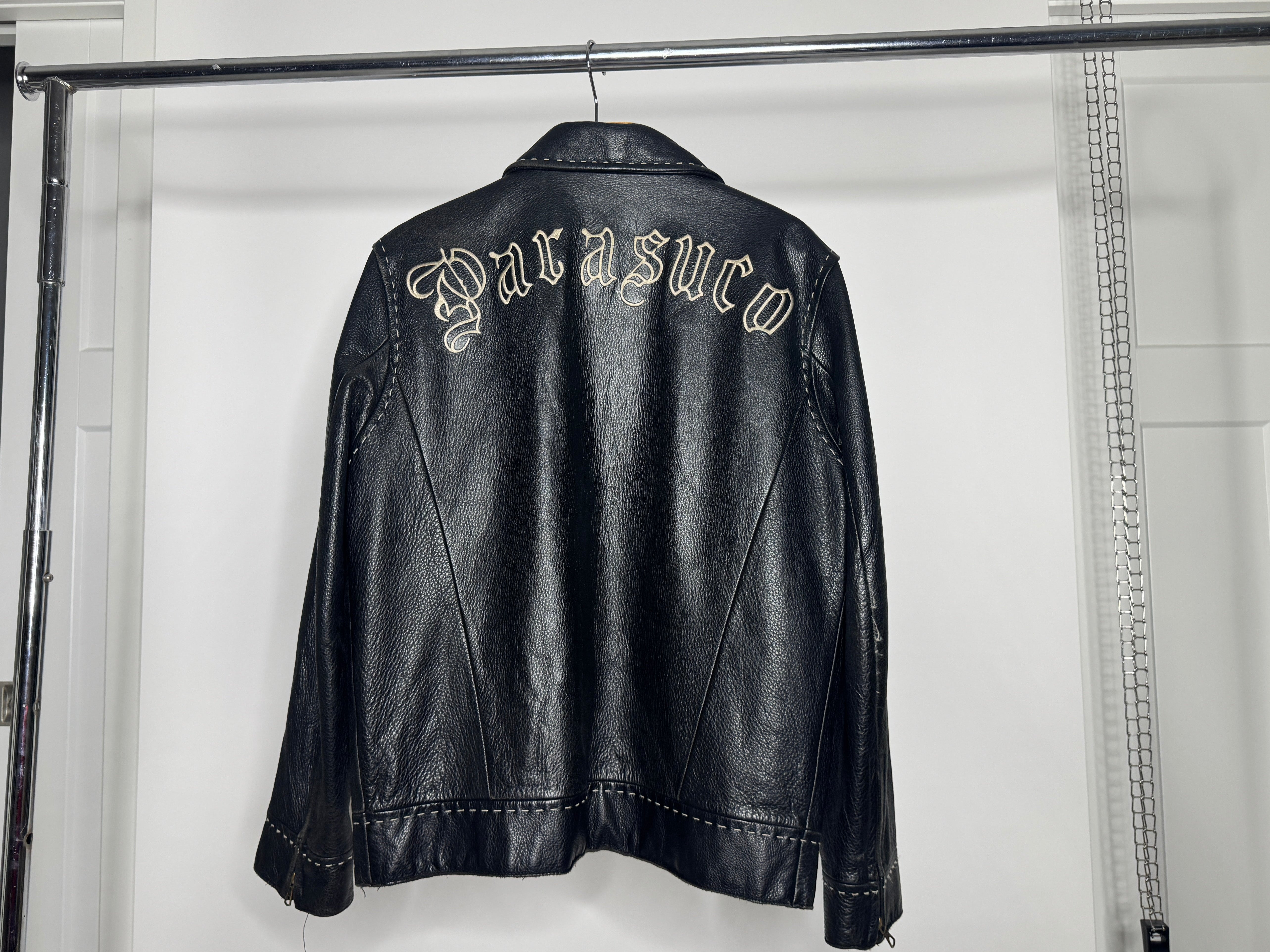 Vintage Parasuco Black Leather Jacket