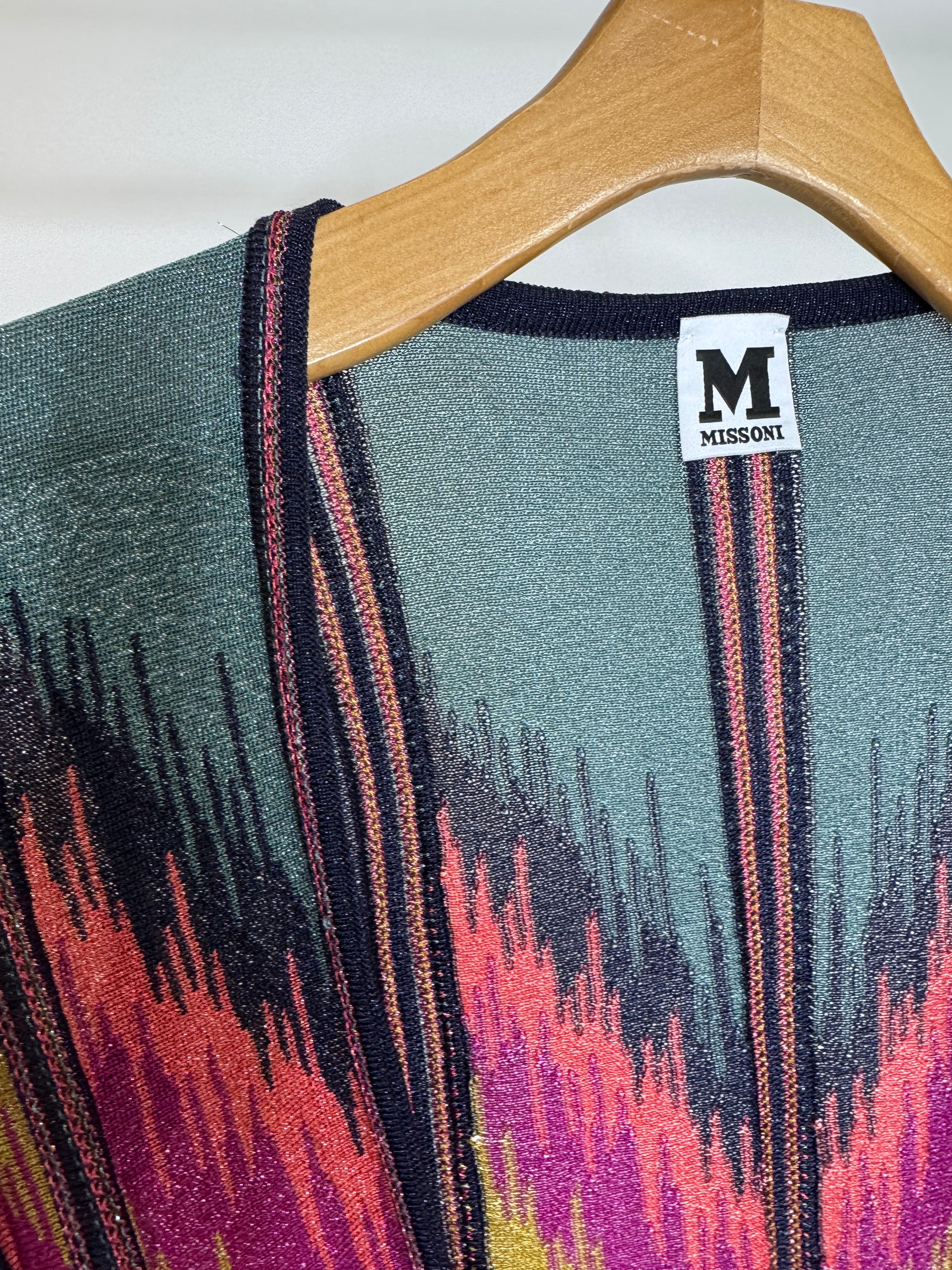 Vintage Missoni Deep-V Knit Wrap Top
