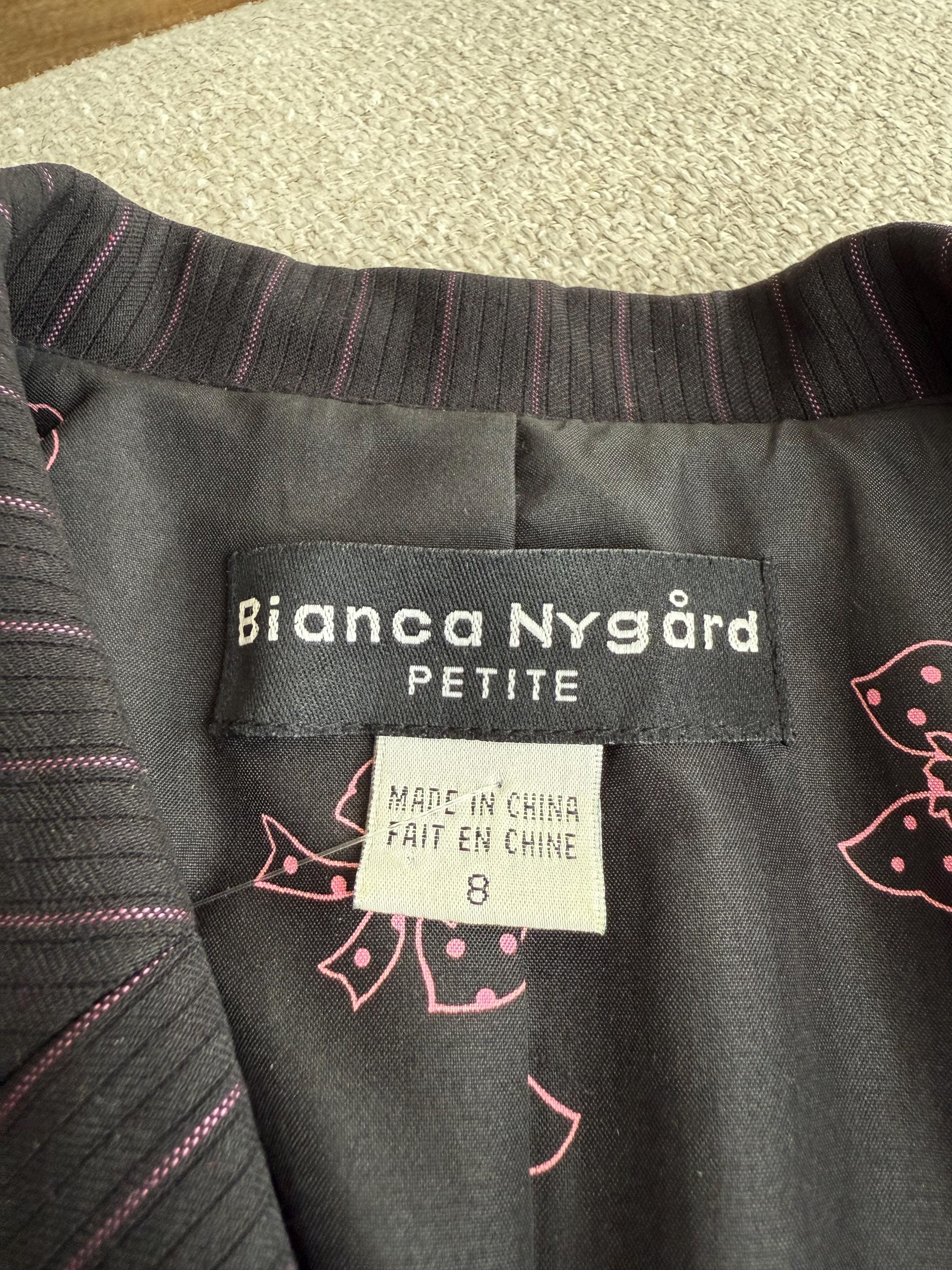 Vintage Bianca Nygard Pinstripe Blazer